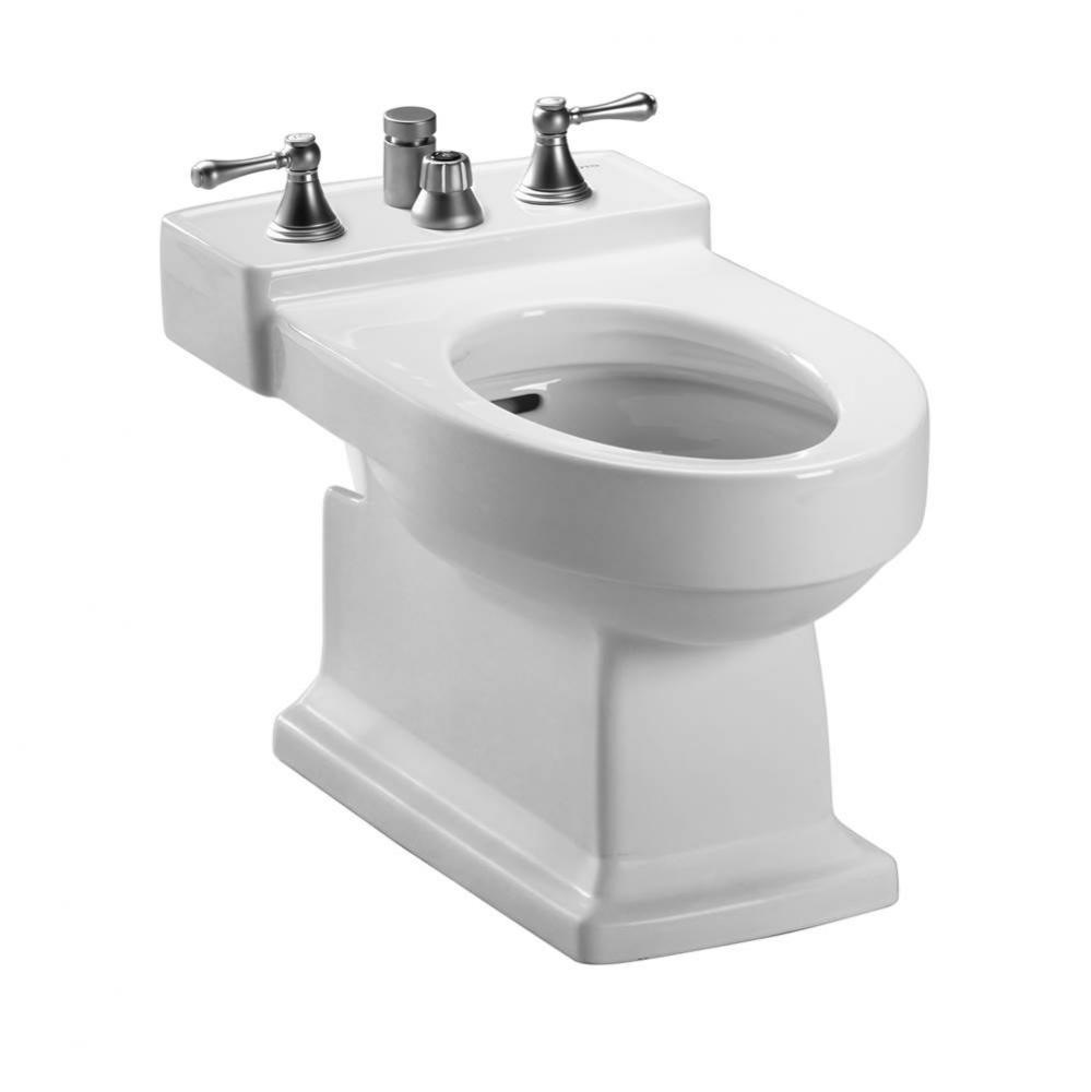 Toto® Lloyd® Deck Mount Vertical Spray Flushing Rim Bidet, Cotton White