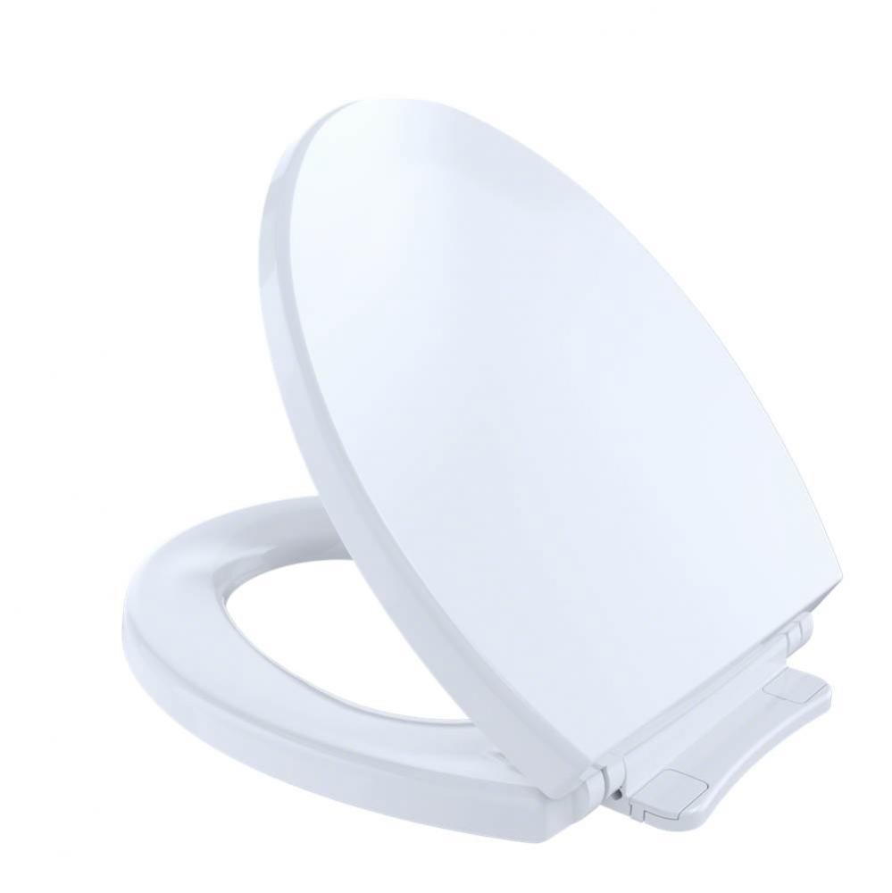 TOTO® SoftClose®Slow Close Round Toilet Seat and Lid,Cotton White