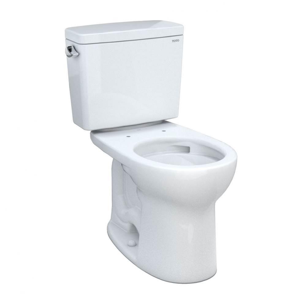 Toto® Drake® Two-Piece Round 1.28 Gpf Universal Height Tornado Flush® Toilet With C