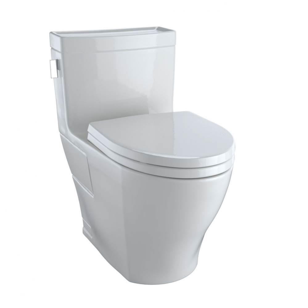 TOTO Legato WASHLET+ One-Piece Elongated 1.28 GPF Universal Height Skirted Toilet with CEFIONTECT,