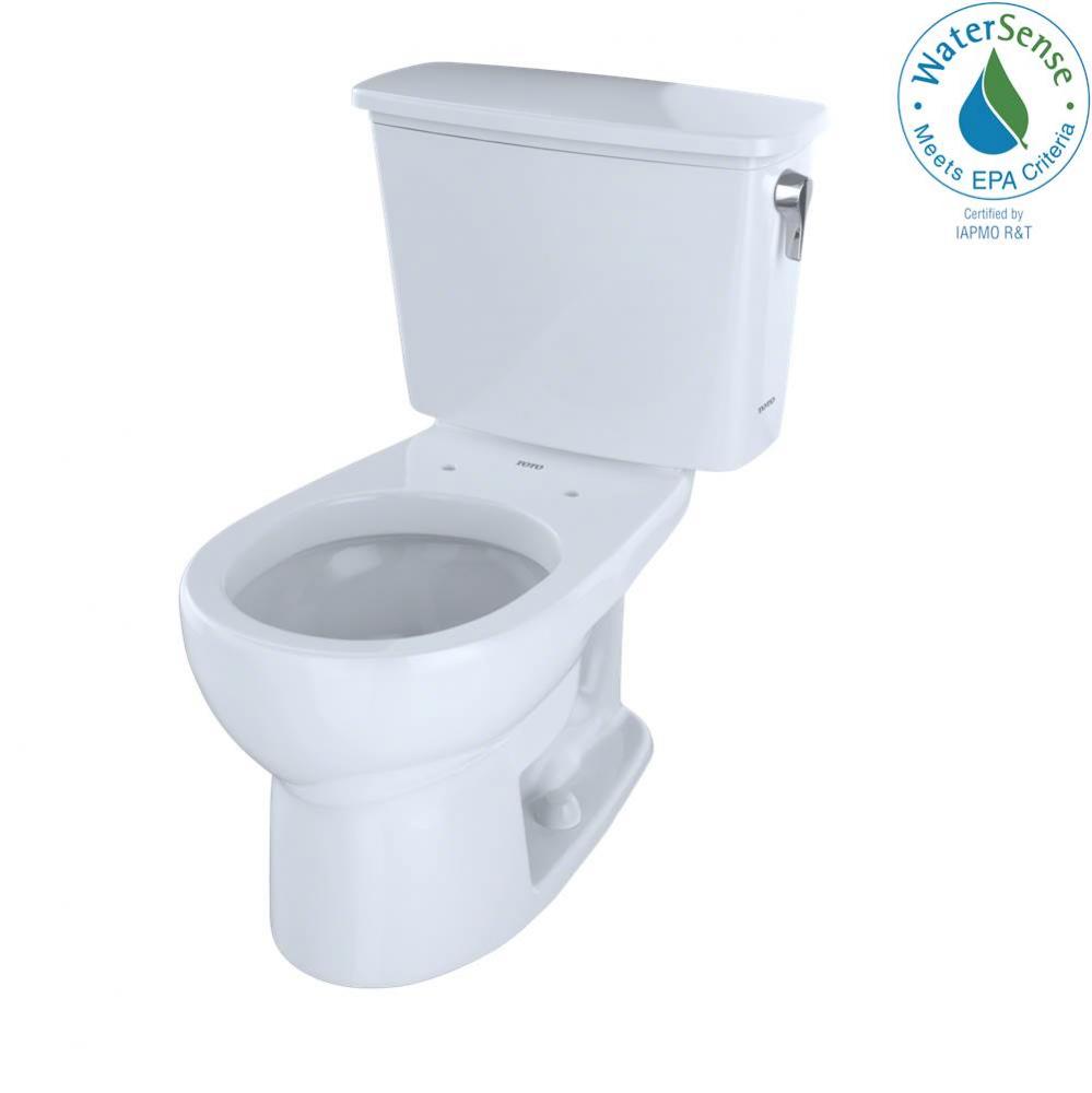 Eco-Drake Round Bowl Toilet W/Rt Hand Tank-C743E+St744Er