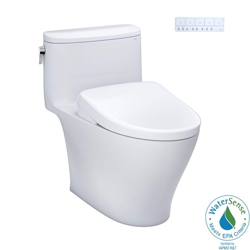 TOTO WASHLET plus Nexus 1G One-Piece Elongated 1.0 GPF Toilet with Auto Flush S7 Contemporary Bide