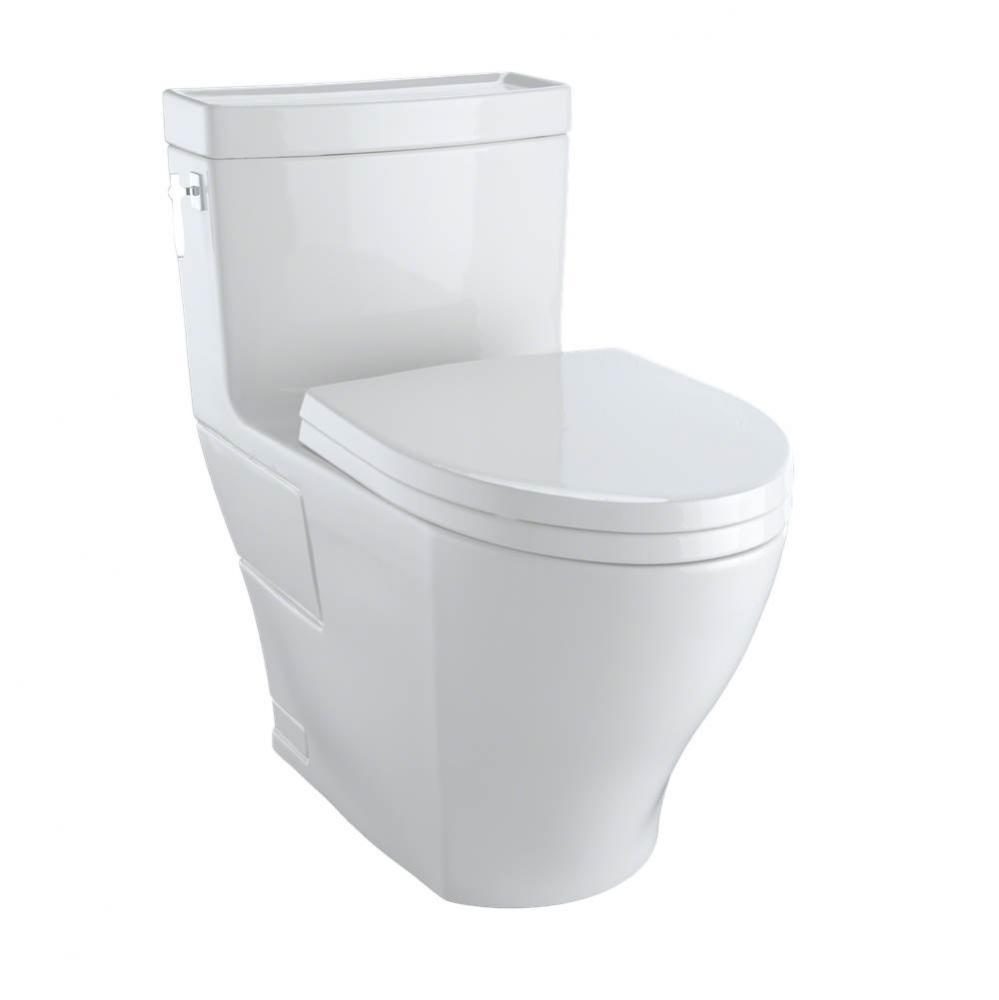 TOTO® Aimes® One-Piece Elongated 1.28 GPF Universal Height Skirted Toilet with CeFiONtec