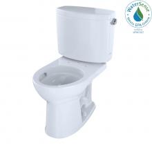 Toto CST453CEFRG 01 - Toto® Drake® II Two-Piece Round 1.28 Gpf Universal Height Toilet With Cefiontect And Rig