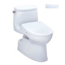 Toto MW6144726CUFG#01 - WASHLET®+ Carlyle® II 1G® One-Piece Elongated 1.0 GPF Toilet and WASHLET®+ S7