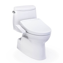 Toto MW6143346CEFG#01 - WASHLET+® Carlyle® II One-Piece Elongated 1.28 GPF Toilet and WASHLET+® S2 Bidet Se