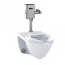 Toto CT708EG#01 - Wl Mt Het Flushometer El Bowl W/ Top Spud & Cefiontec-Cotton