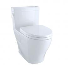 Toto MS624214CEFG#01 - TOTO® Legato™ One-Piece Elongated 1.28 GPF Universal Height Skirted Toilet with CeFiONtect?