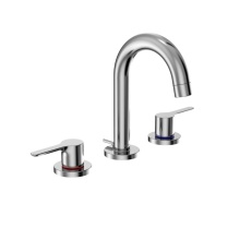 Toto TLS01201U#CP - LB Series Two Handle Widespread 1.2 GPM Bathroom Sink Faucet with Drain Assembly, Polished Chrome