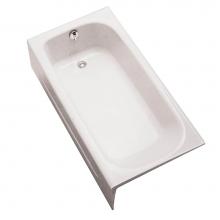 Toto FBY1515LP#01 - L-Hand Cast Iron Bathtub 60''X 30''X 14-6/8''--Cotton