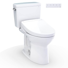 Toto MW7763446CSG#01 - Drake® WASHLET®+ Two-Piece Elongated 1.6 GPF TORNADO FLUSH® Toilet with S5 Bidet Se