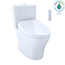 Toto MW4463056CUMFG#01 - WASHLET®+ Aquia® IV 1G® Two-Piece Elongated Dual Flush 1.0 and 0.8 GPF with S550e B