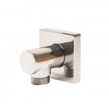 Toto TBW02013U#PN - Wall Outlet for Handshower, Square, Brushed Nickel