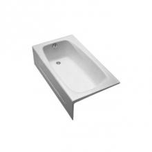 Toto FBY1525RP#12 - R-Hand Cast Iron Bathtub 60'' X 32'' X 16-5/16''--S Beige