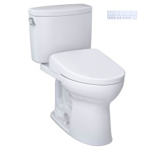 Toto MW4544736CEFG#01 - WASHLET®+ Drake® II Two-Piece Elongated 1.28 GPF Toilet and WASHLET®+ S7A Contempor