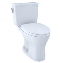 Toto MS746124CSMFG#01 - TOTO® Drake® Two-Piece Elongated Dual Flush 1.6 and 0.8 GPF Universal Height DYNAMAX TOR