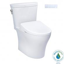 Toto MW4484726CEMFGNA#01 - TOTO WASHLET plus Aquia IV Arc Two-Piece Elongated Dual Flush 1.28 and 0.9 GPF Toilet with Auto Fl