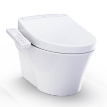 Toto CWT4263346CMFG#MS - WASHLET®+ AP Wall-Hung Elongated Toilet and WASHLET S2 and DuoFit® In-Wall 0.9 and 1.28