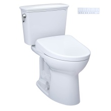 Toto MW7864736CEGA#01 - Drake® Transitional WASHLET®+ Two-Piece Elongated 1.28 GPF TORNADO FLUSH® Toilet an