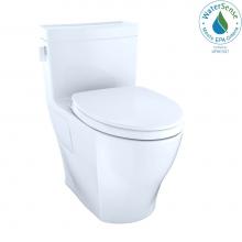 Toto MS624124CEFG#01 - TOTO Legato WASHLET+ One-Piece Elongated 1.28 GPF Universal Height Skirted Toilet with CEFIONTECT,