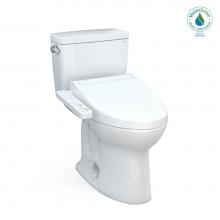 Toto MW7763074CEG#01 - Toto® Drake® Washlet®+ Two-Piece Elongated 1.28 Gpf Tornado Flush® Toilet With