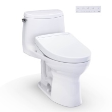 Toto MW6043446CUFG#01 - WASHLET+® UltraMax® II 1G® One-Piece Elongated 1.0 GPF Toilet and WASHLET+® S5