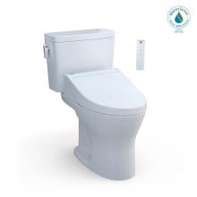 Toto MW7463084CUMG#01 - Drake® 1G® WASHLET®+ Two-Piece Elongated Dual Flush 1.0 and 0.8 GPF Toilet and WASH