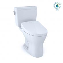 Toto MW7463056CSMFGA.10#01 - Drake® WASHLET®+ Two-Piece Elong. Dual Flush 1.6-0.8 GPF Unv. Height w/10 Inch Rough-In