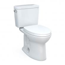 Toto MS776124CSG#01 - TOTO® Drake® Two-Piece Elongated 1.6 GPF TORNADO FLUSH® Toilet with CEFIONTECT®