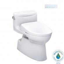 Toto MW6444736CEFG#01 - TOTO WASHLET plus Carolina II One-Piece Elongated 1.28 GPF Toilet and WASHLET plus S7 Contemporary