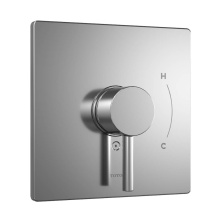 Toto TBV02801U#CP - Square Pressure Balance Valve Shower Trim, Polished Chrome
