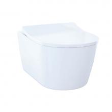 Toto CWT427227CMFG#WH - TOTO® RP® Compact Wall-Hung Elongated Toilet and DuoFit® In-Wall 0.9 and 1.6 GPF Ta