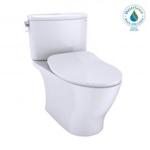 Toto MS442234CEFG#01 - TOTO® Nexus® Two-Piece Elongated 1.28 GPF Universal Height Toilet with CEFIONTECT and SS