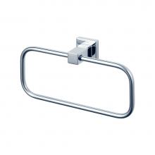 Toto YTT408U#CP - Toto® L Series Square Towel Ring, Polished Chrome