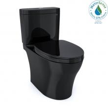 Toto MS446124CUM#51 - TOTO Aquia IV 1G WASHLET+ Two-Piece Elongated Dual Flush 1.0 and 0.8 GPF Toilet, Ebony