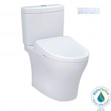 Toto MW4464726CEMFGNA#01 - TOTO WASHLET plus Aquia IV Two-Piece Elongated Dual Flush 1.28 and 0.9 GPF Toilet with Auto Flush