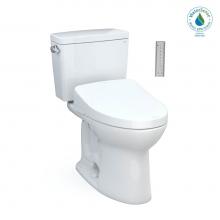 Toto MW7763046CEFGA.10#01 - Toto® Drake® Washlet®+ Two-Piece Elongated 1.28 Gpf Universal Height Tornado Flush&