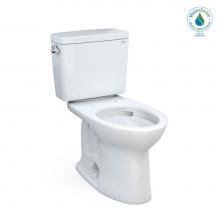 Toto CST776CEFG#01 - Toto® Drake® Two-Piece Elongated 1.28 Gpf Universal Height Tornado Flush® Toilet Wi