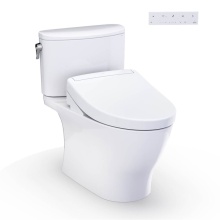 Toto MW4423446CUFG#01 - WASHLET®+ Nexus® 1G® Two-Piece Elongated 1.0 GPF Toilet with S5 Bidet Seat, Cotton