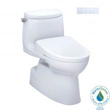 Toto MW6144726CUFGA#01 - TOTO WASHLET plus Carlyle II 1G One-Piece Elongated 1.0 GPF Toilet with Auto Flush WASHLET plus S7