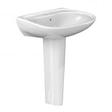 Toto LPT242G#01 - Prominence® Oval Basin Pedestal Bathroom Sink with CeFiONtect™ for Single Hole Faucets, Cot