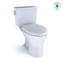 Toto MS746124CEMFG#01 - TOTO® Drake® Two-Piece Elongated Dual Flush 1.28 and 0.8 GPF Universal Height DYNAMAX TO