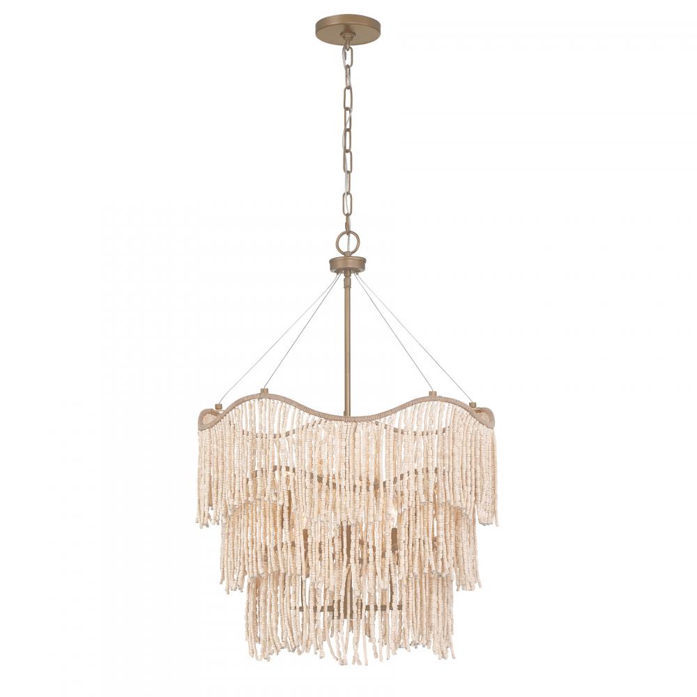 Melia 6-Light Pendant in Cypress by Breegan Jane