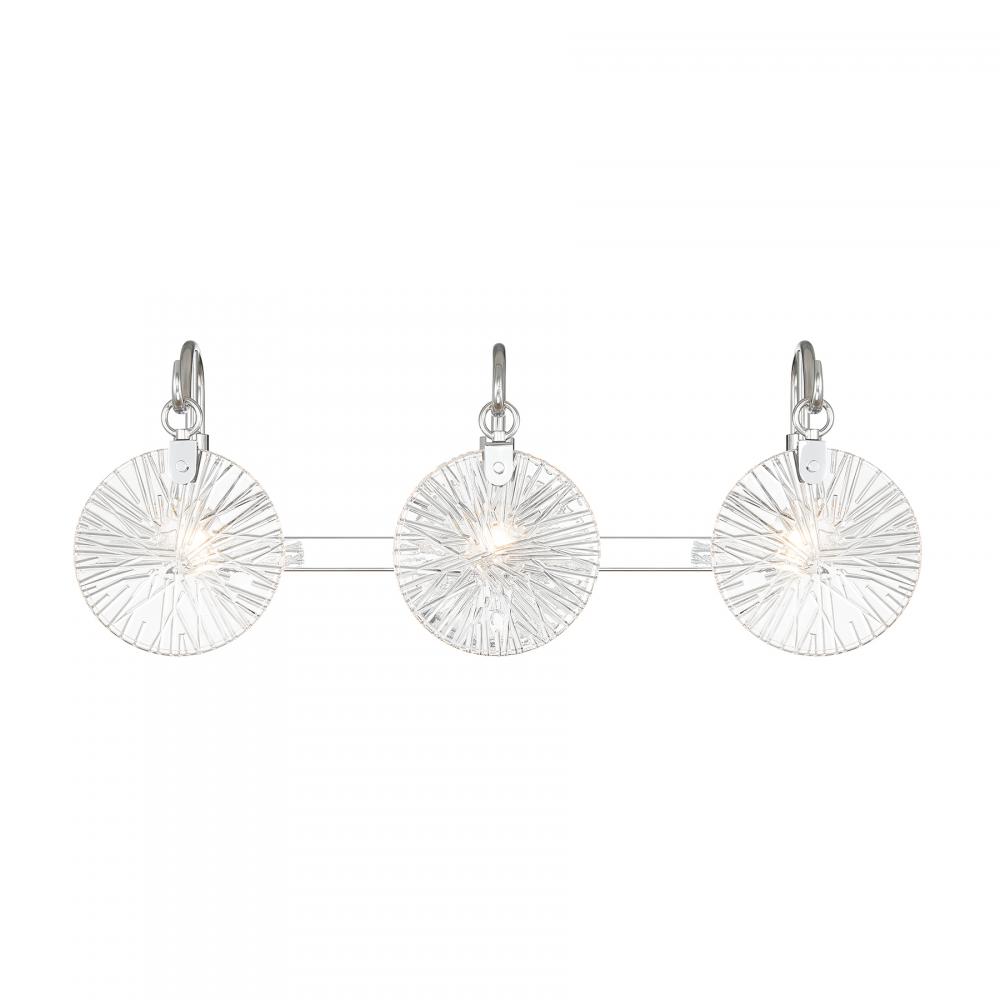 Addison 3-Light Bathroom Vanity Light in Polished Chrome