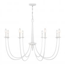 Savoy House Canada 1-1202-8-83 - Stonecrest 8-Light Chandelier in Bisque White