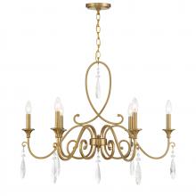 Savoy House Canada 1-2700-6-322 - Fairchild 6-Light Chandelier in Warm Brass