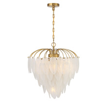 Savoy House Canada 1-3508-6-322 - Boa 6-Light Chandelier in Warm Brass by Breegan Jane