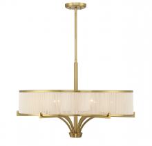 Savoy House Canada 1-7752-6-322 - Wynwood 6-Light Chandelier in Warm Brass