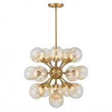 Savoy House Canada 1-7934-16-322 - Matisse 16-Light Chandelier in Warm Brass