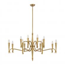 Savoy House Canada 1-9418-12-220 - Tremont 12-Light Chandelier in Riviera Brass